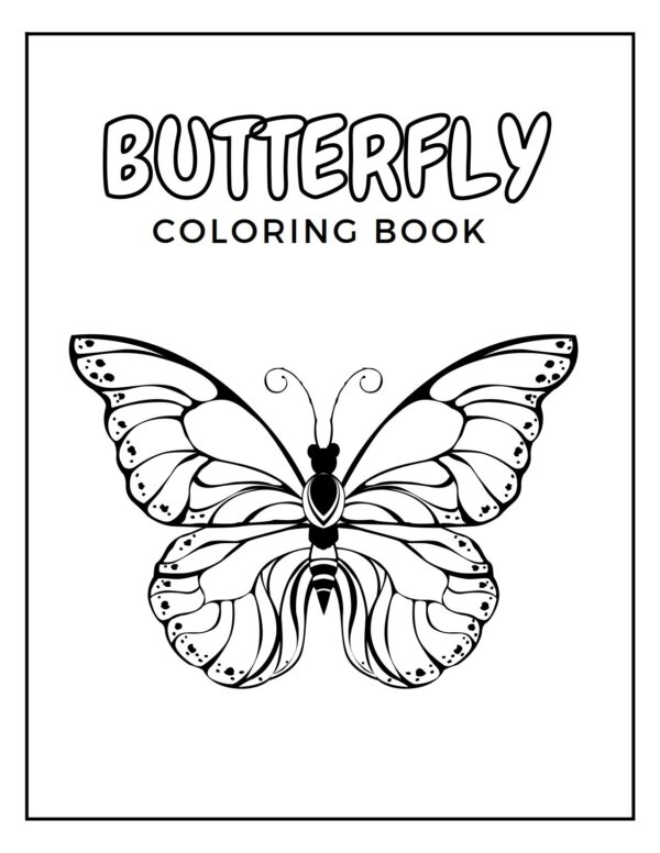 Butterfly Coloring Pages 001 1