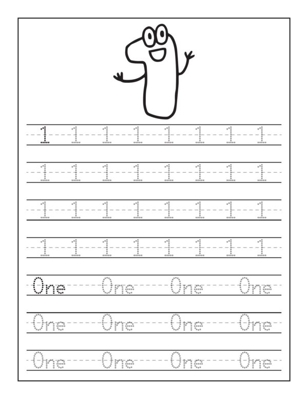 Free Number Tracing Worksheets (10 Pages) - Help Kids Learn to Write Numbers!