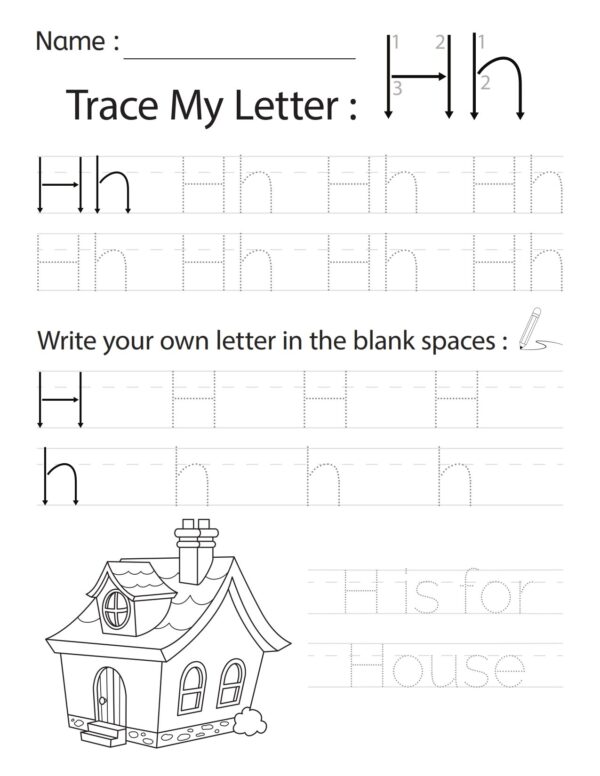 Trace My Letter H 001 1