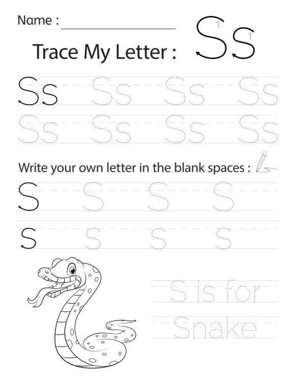 Trace My Letter S 001 1