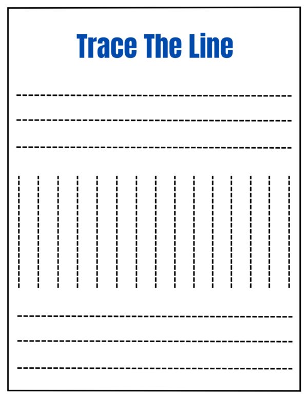 Sleeping Line and Standing Line Worksheets