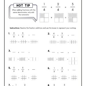 Adding Fractions with Like Denominators